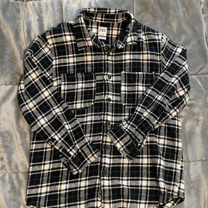 Zara Relaxed Fit Flanel - Mens Large